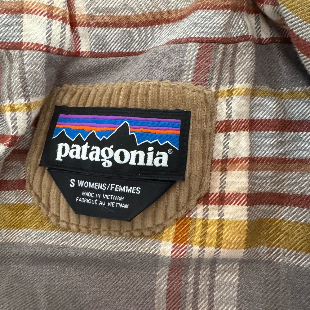 Patagonia Multicolor Plaid corduroy jacket